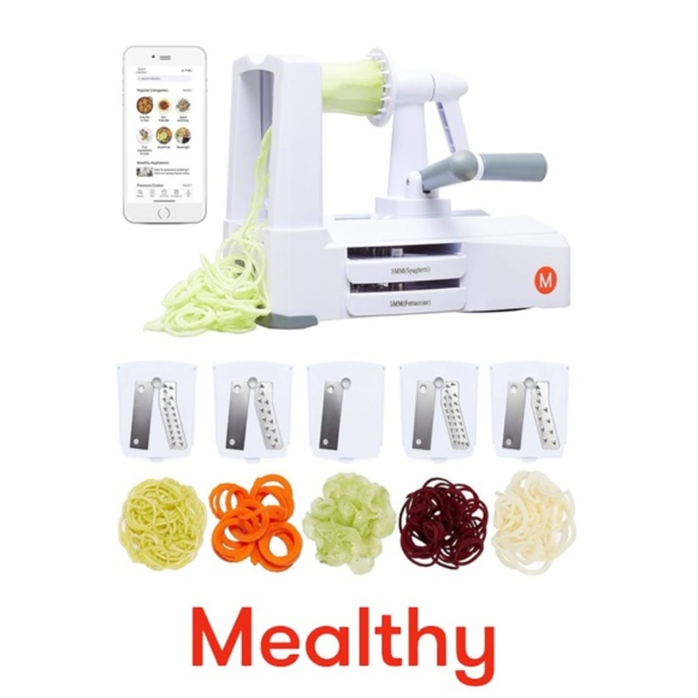 MEALTHY Spiralizer with 5 Blades